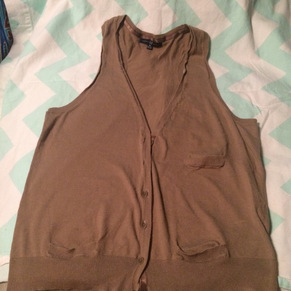 gap cardigan vest